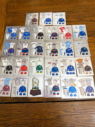 Mlb team uniforms - 25, magnet